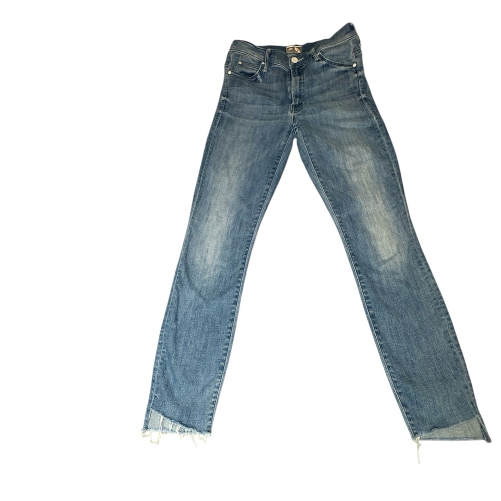 Mother Jeans Womens 24 Stunner Ankle Step Fray Good Girls Do Wash